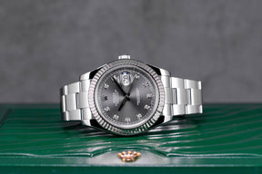 Rolex Datejust Rhodium Diamond