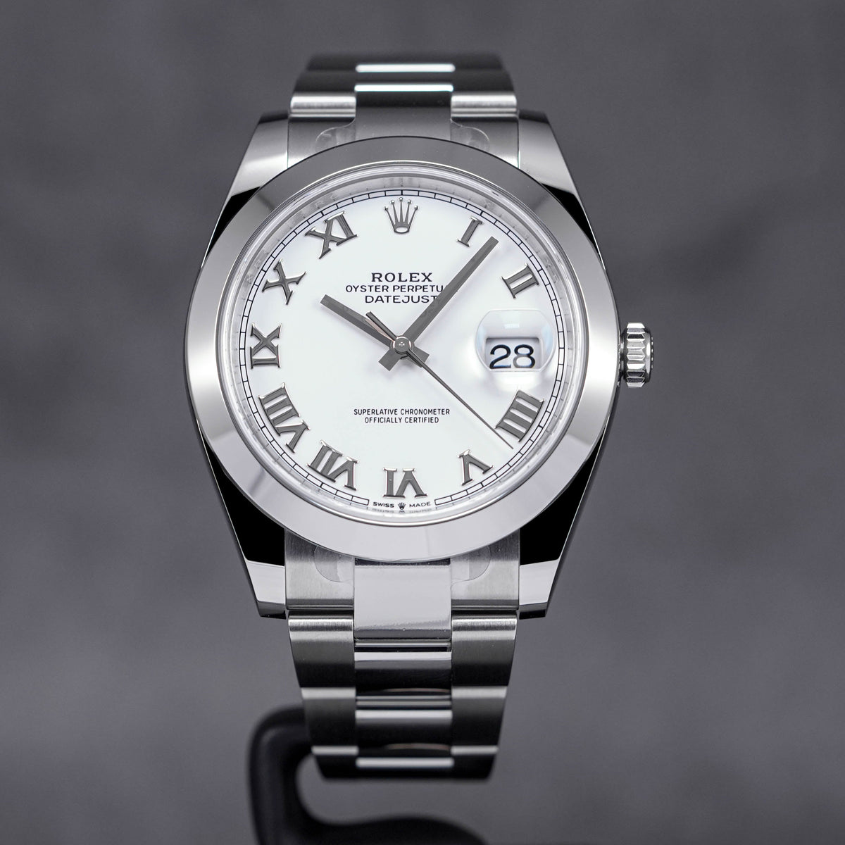 DATEJUST 41MM WHITE ROMAN DIAL (2023)