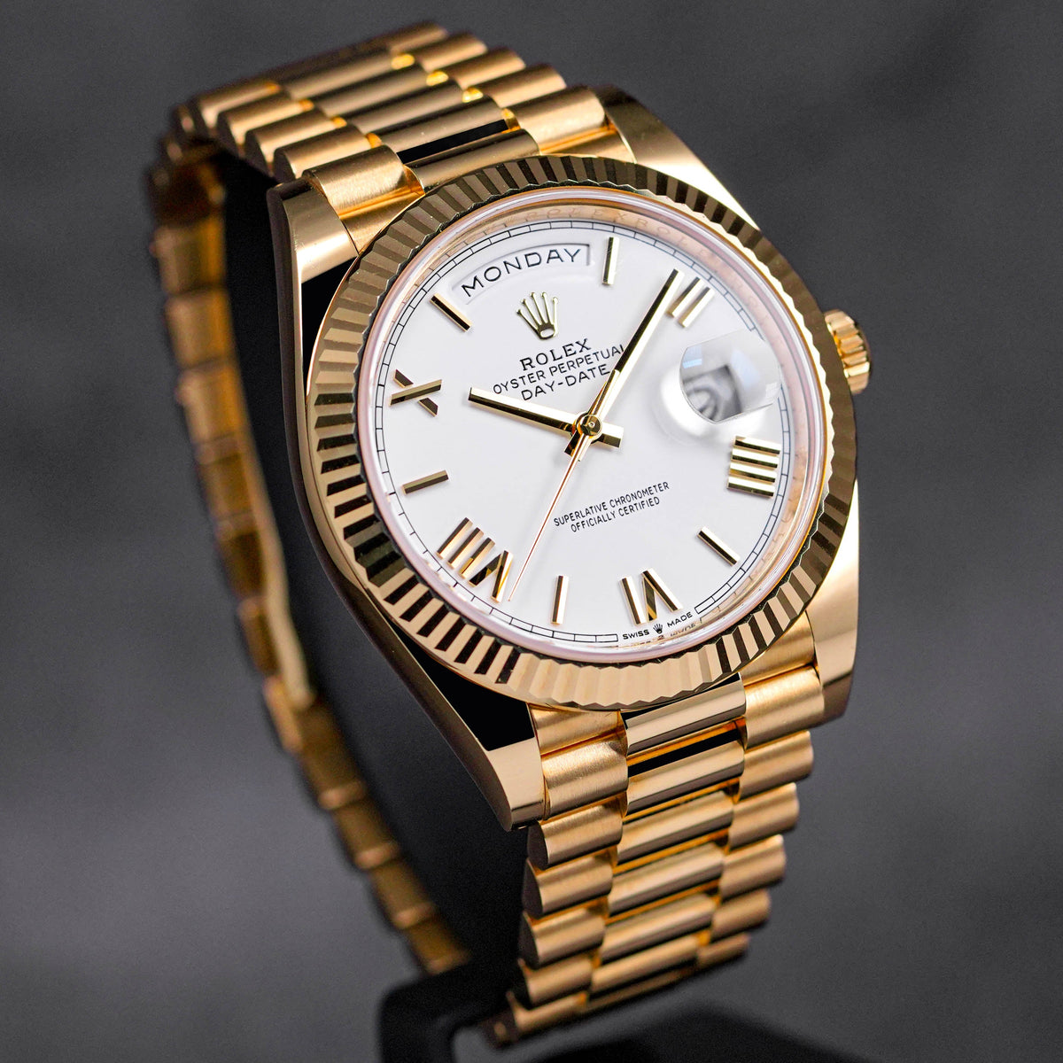 Rolex Daydate White Roman
