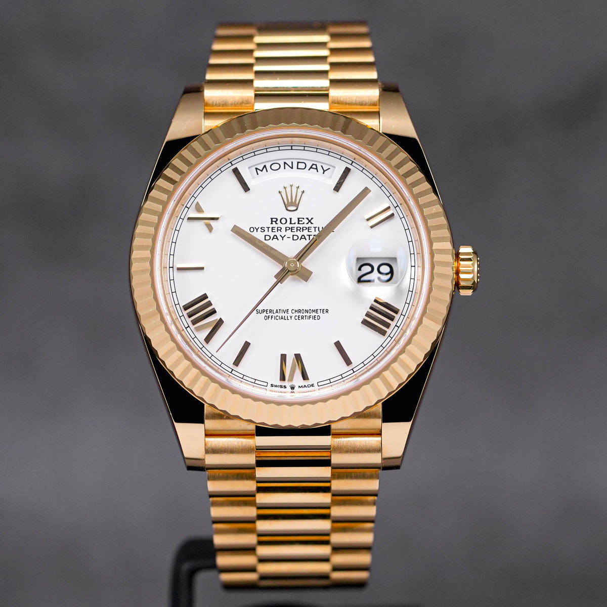 Rolex Daydate White Roman