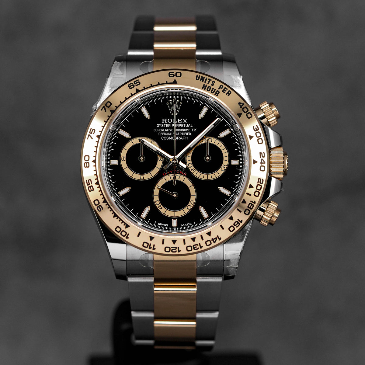 DAYTONA TWOTONE YELLOWGOLD BLACK DIAL (2024)