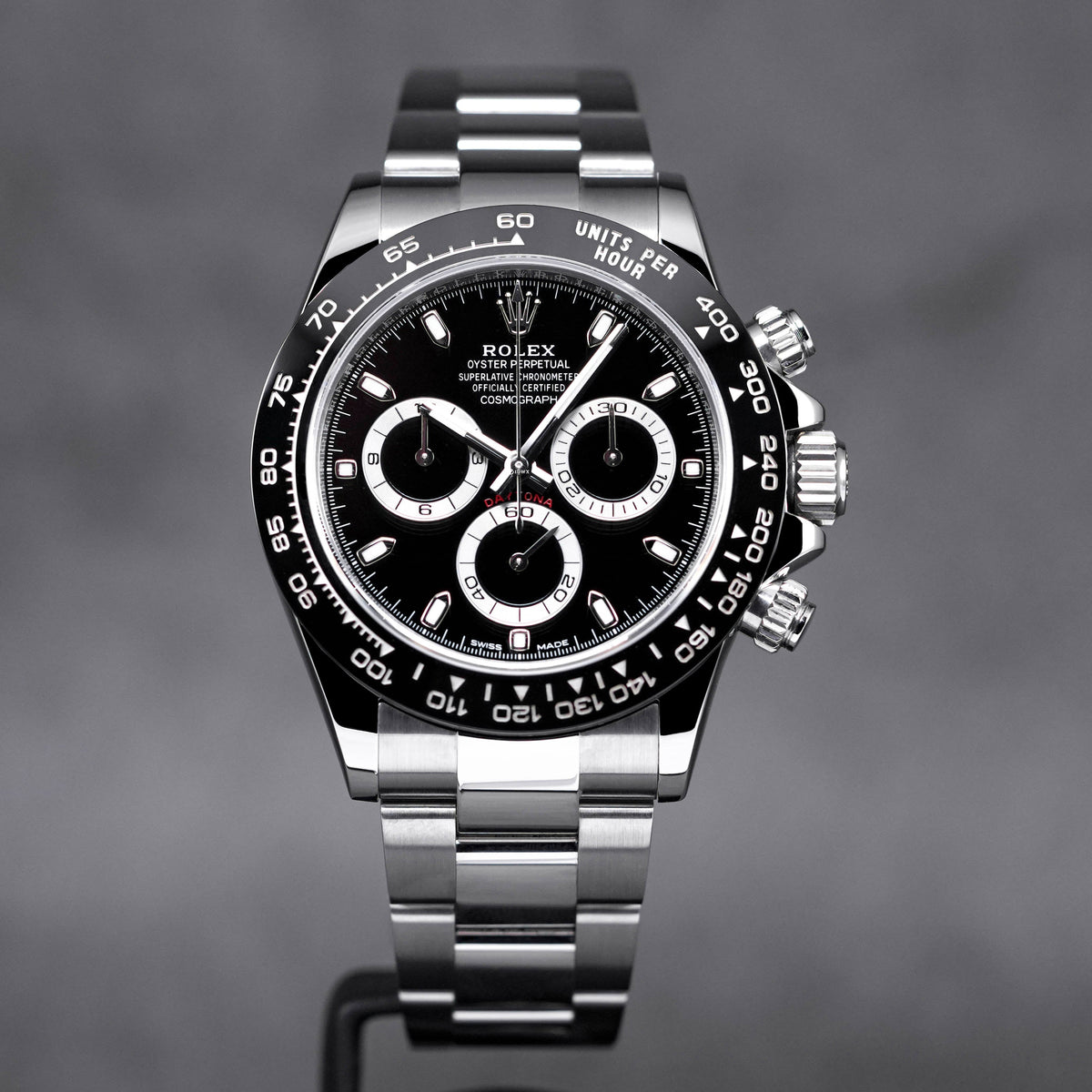DAYTONA STEEL CERAMIC BEZEL BLACK DIAL (2023)