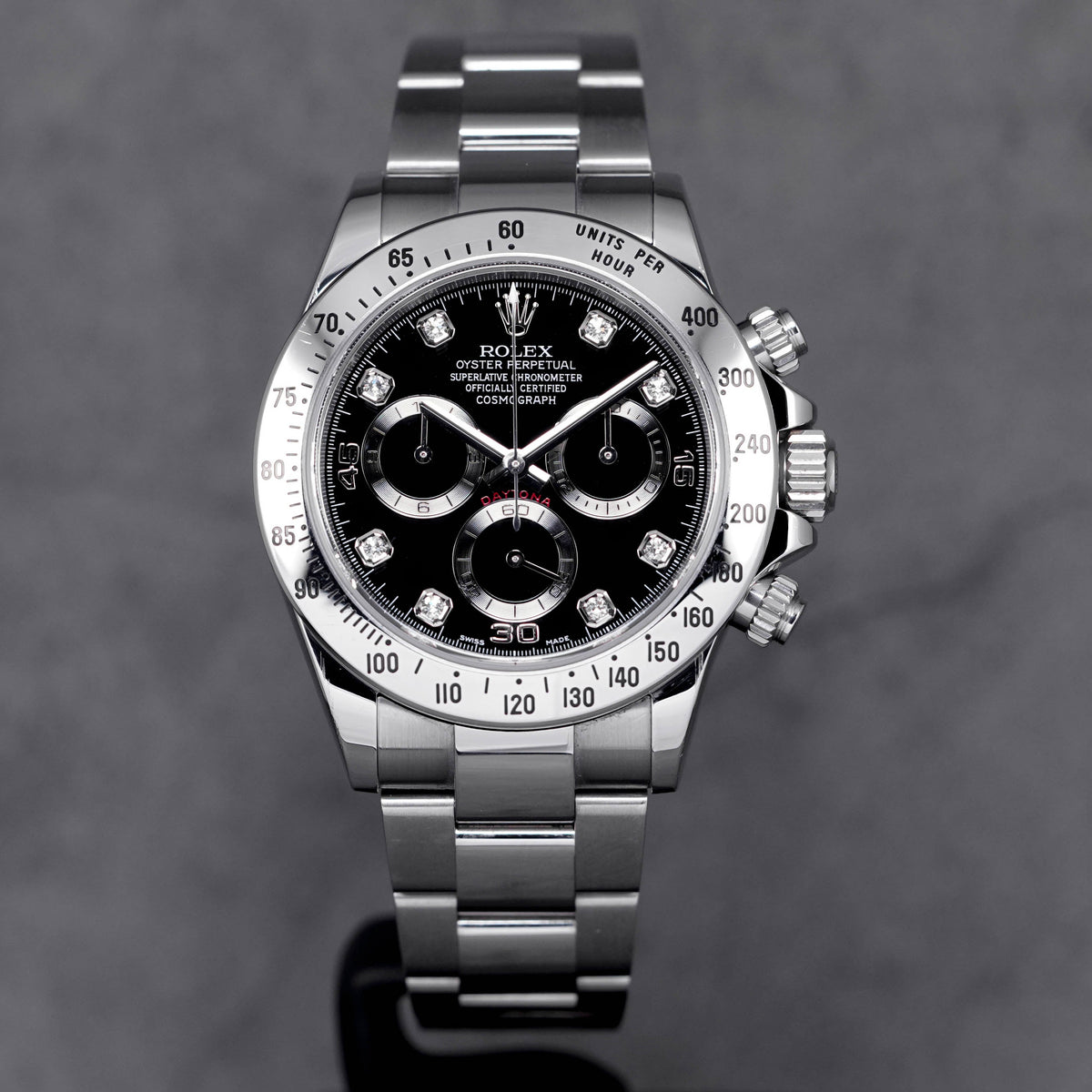 DAYTONA STEEL BLACK DIAMOND DIAL (2013)