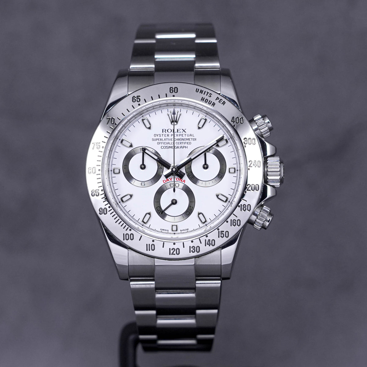 DAYTONA STEEL WHITE 'APH' DIAL (2012)