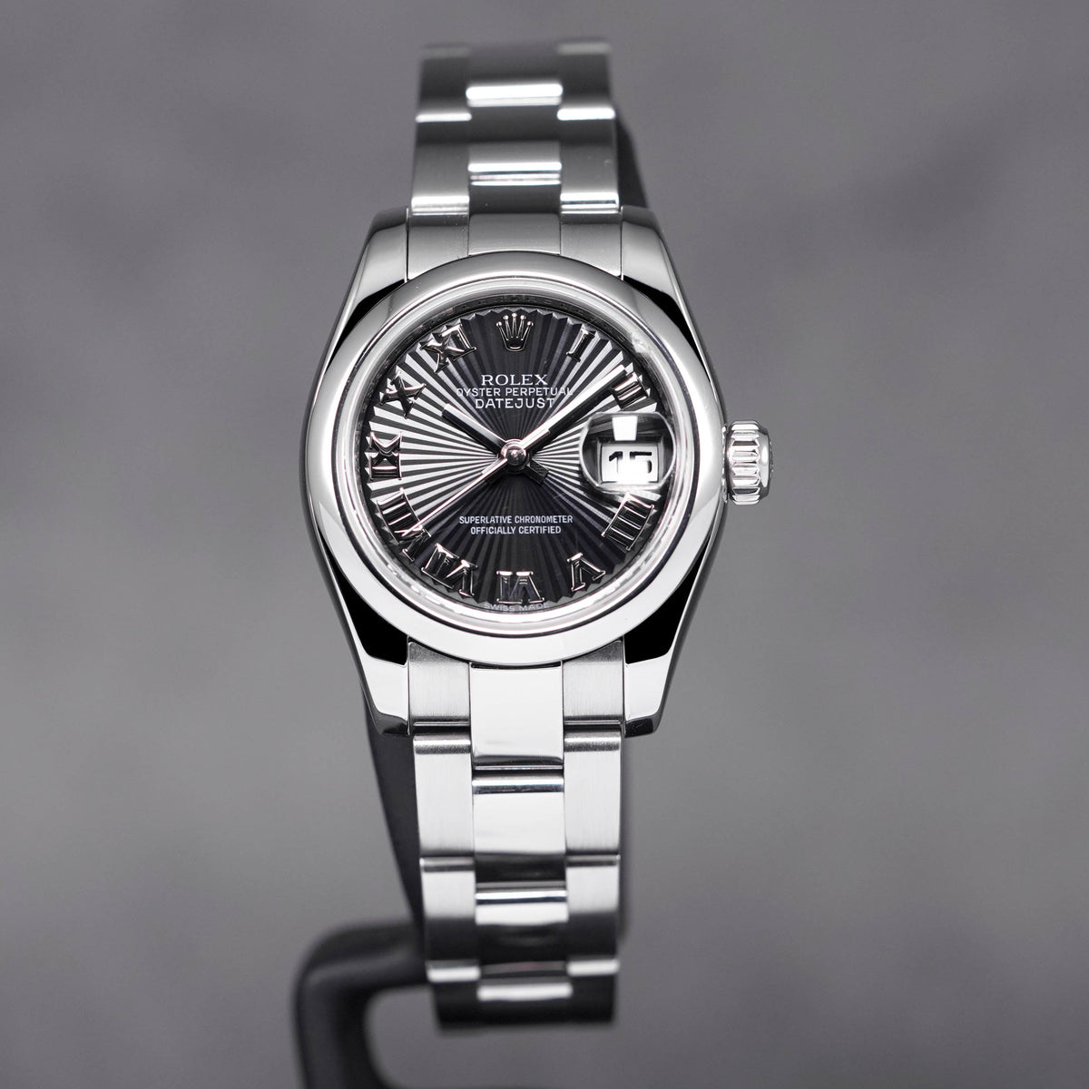 DATEJUST 26MM BLACK ROMAN DIAL (2007)