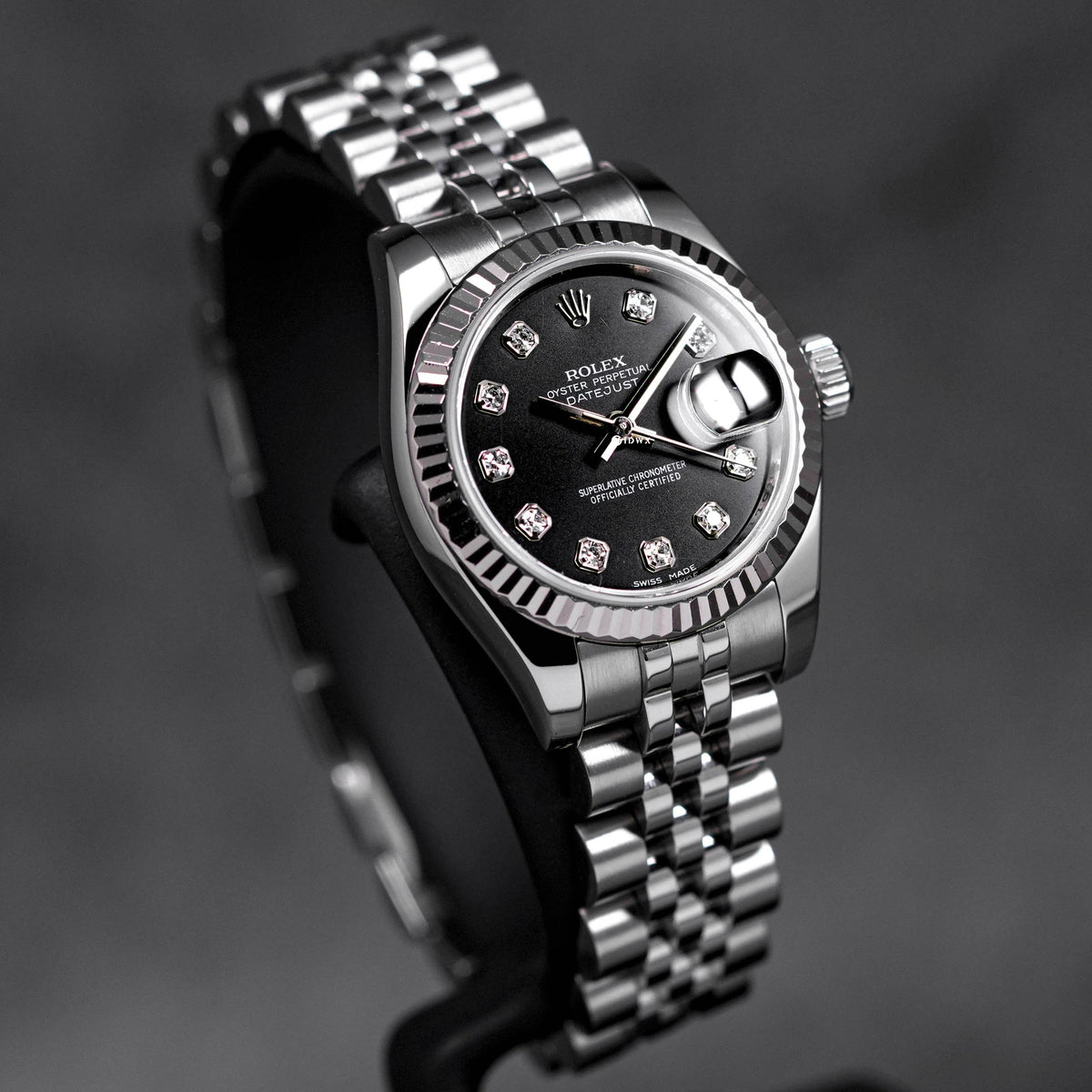 DATEJUST 26MM BLACK DIAMOND DIAL (2009)