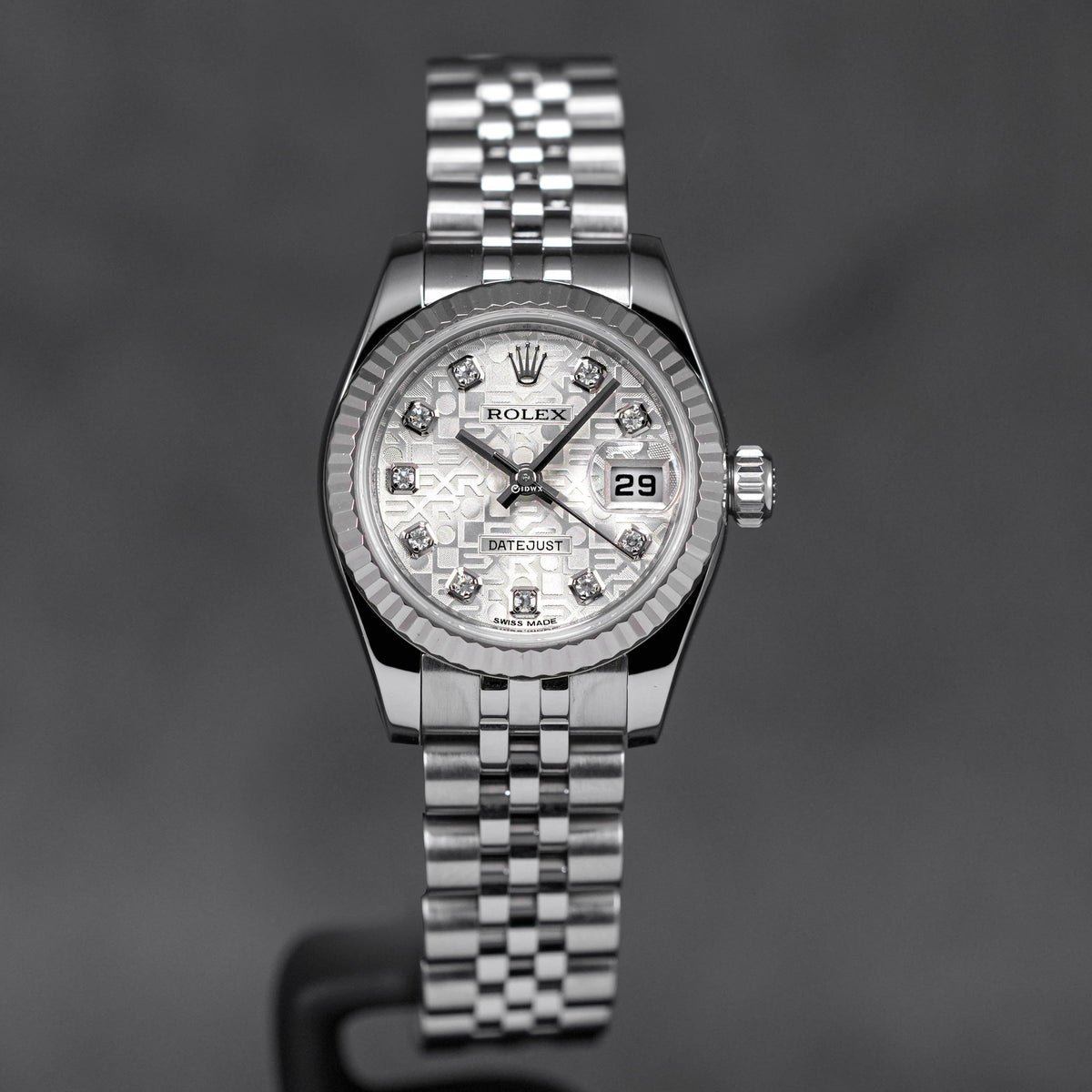 DATEJUST 26MM SILVER COMPUTERIZED DIAMOND DIAL (2012)