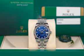 DATEJUST 31MM BLUE DIAMOND DIAL (2019)