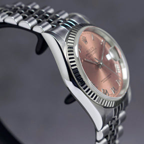 DATEJUST 36MM PINK ROMAN DIAL 16234 (WATCH ONLY)