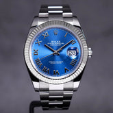 DATEJUST 41MM BLUE AZZURO ROMAN DIAL (2022)