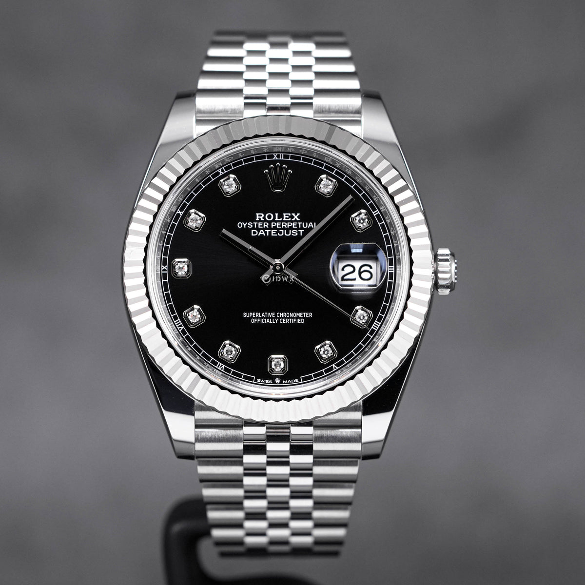 DATEJUST 41MM BLACK DIAMOND DIAL (2023)