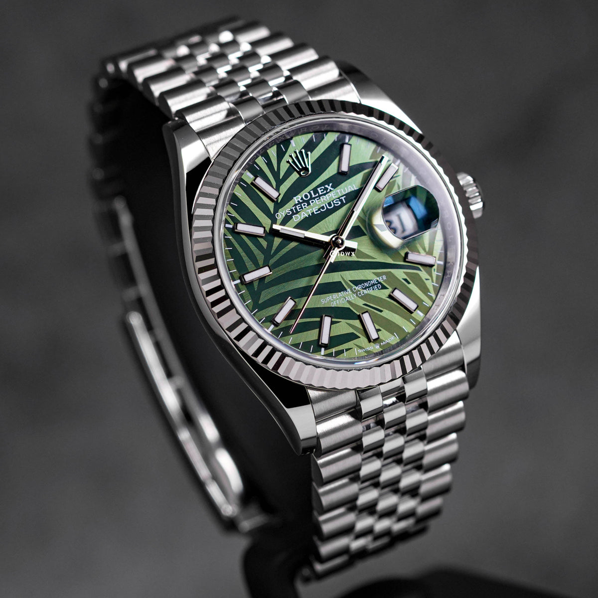 Datejust Palm Green