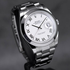 DATEJUST 41MM WHITE ROMAN DIAL (2022)