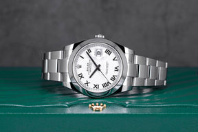 DATEJUST 41MM WHITE ROMAN DIAL (2022)