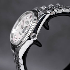 DATEJUST 36MM CUSTOM MOP DIAL DIAMOND INDEX 'A SERIES' (WATCH ONLY-CIRCA 1999)