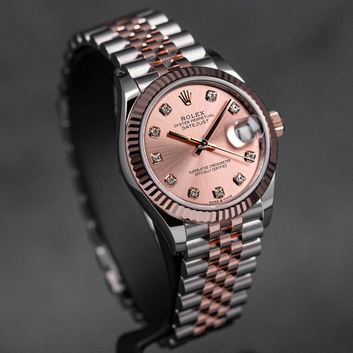 DATEJUST 31MM TWOTONE ROSEGOLD PINK DIAMOND DIAL (2023)