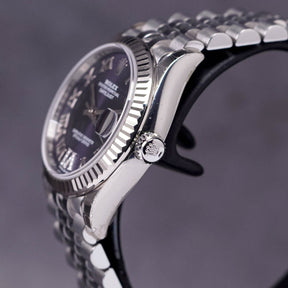 DATEJUST 31MM PURPLE ROMAN DIAMOND ON 6 (2021)