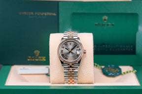 DATEJUST 31MM TWOTONE ROSEGOLD RHODIUM ROMAN DIAMOND 6 (2023)