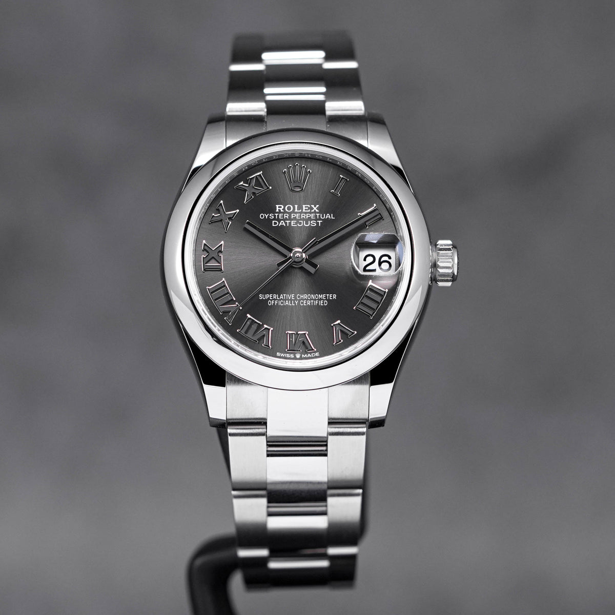 DATEJUST 31MM RHODIUM ROMAN DIAL (2023)