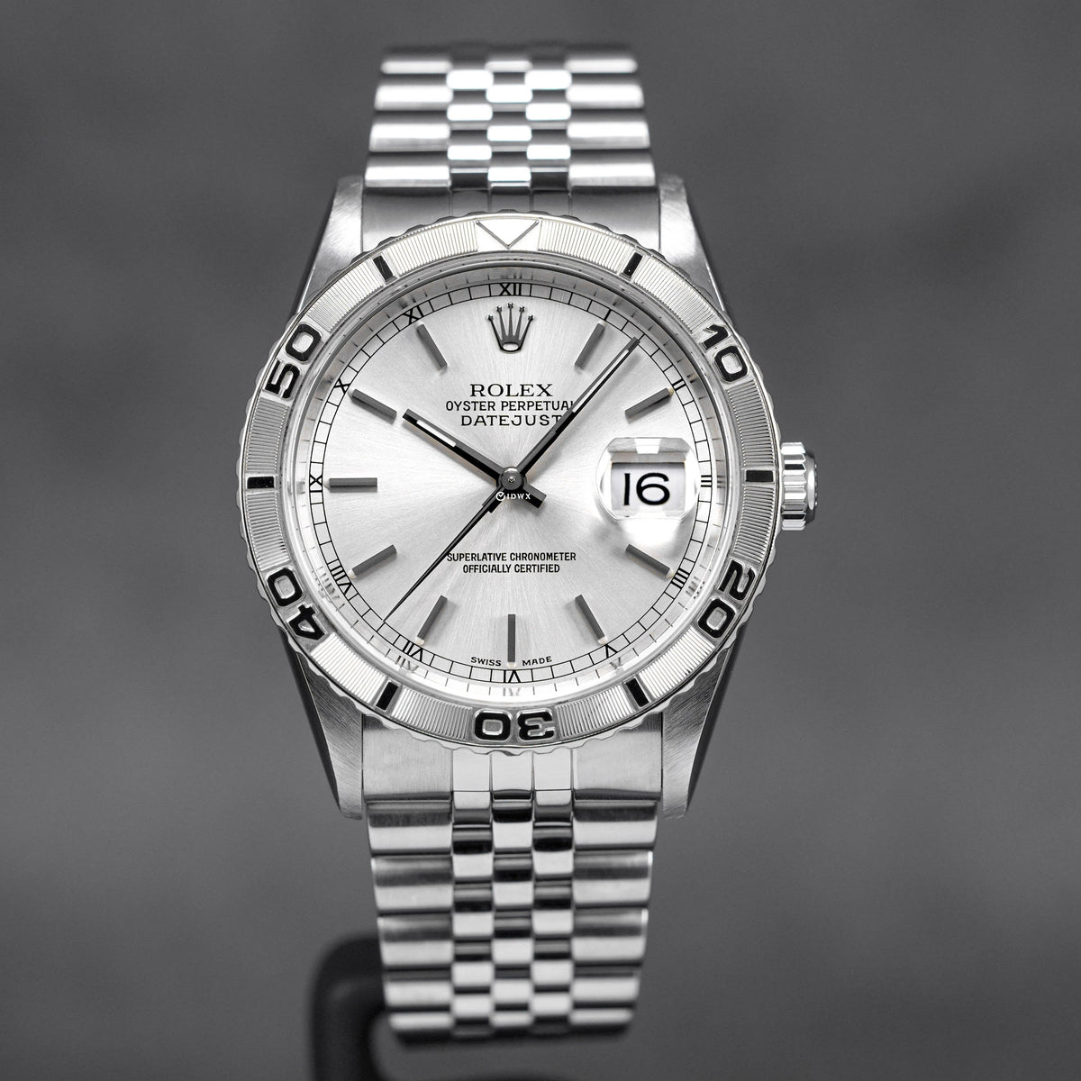 DATEJUST 36MM TURN-O-GRAPH SILVER DIAL (2001)