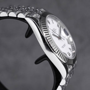 DATEJUST 41MM WHITE ROMAN DIAL (2021)