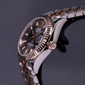 DATEJUST TWOTONE ROSEGOLD RHODIUM DIAL