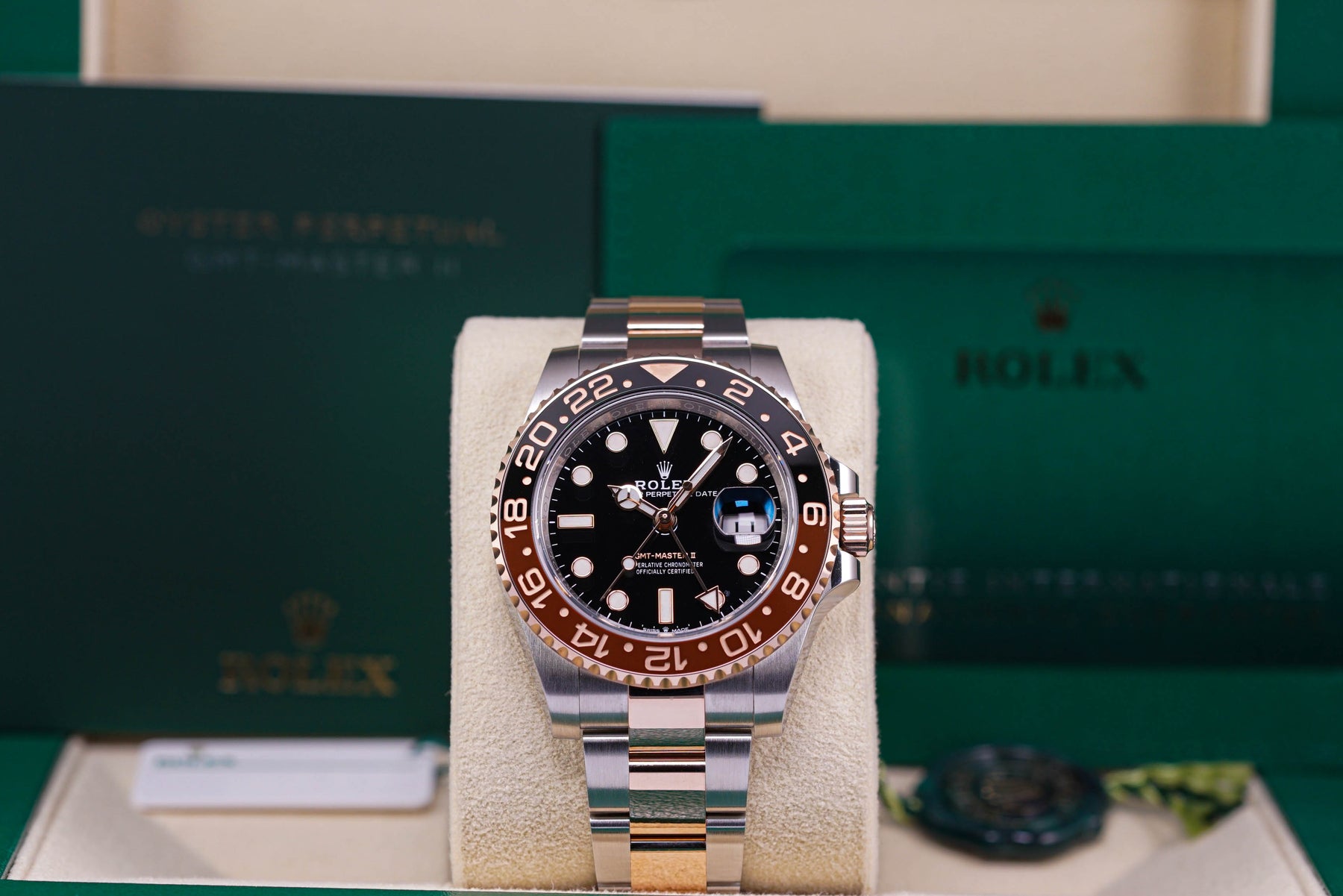 GMT MASTER-II ROOTBEER TWOTONE ROSEGOLD