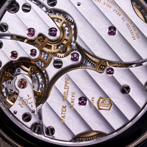 CALATRAVA 'CLOUS DE PARIS' WHITE GOLD 6119G (2021)