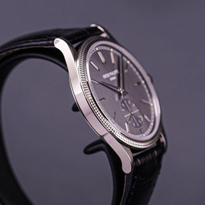 CALATRAVA 'CLOUS DE PARIS' WHITE GOLD 6119G (2021)