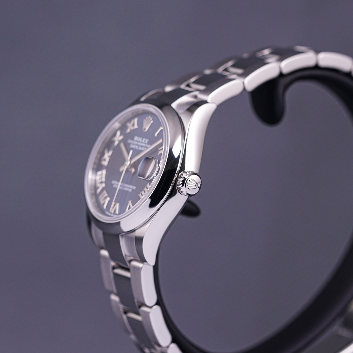 DATEJUST STEEL WHITEGOLD BLUE ROMAN DIAL