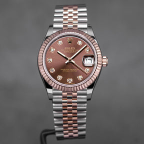 Datejust 28 Rosegold Choco