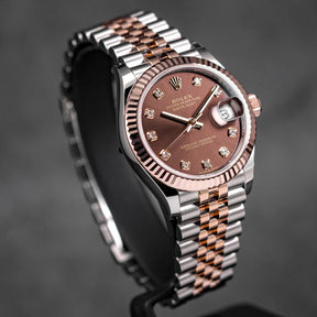 Datejust 28 Rosegold Choco