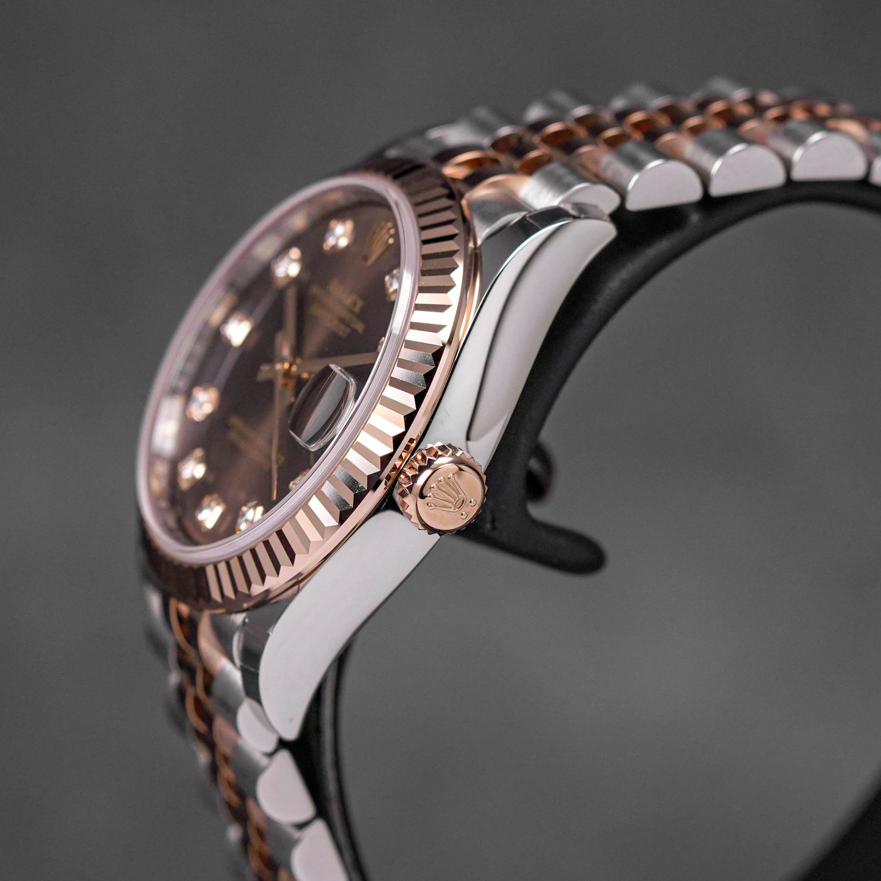 Datejust 28 Rosegold Choco