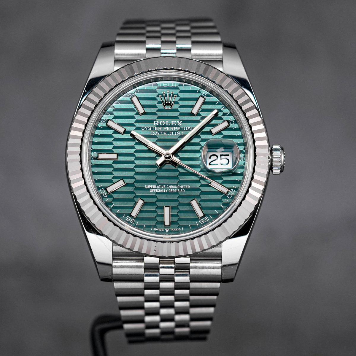 Datejust Mint Green Fluted Dial