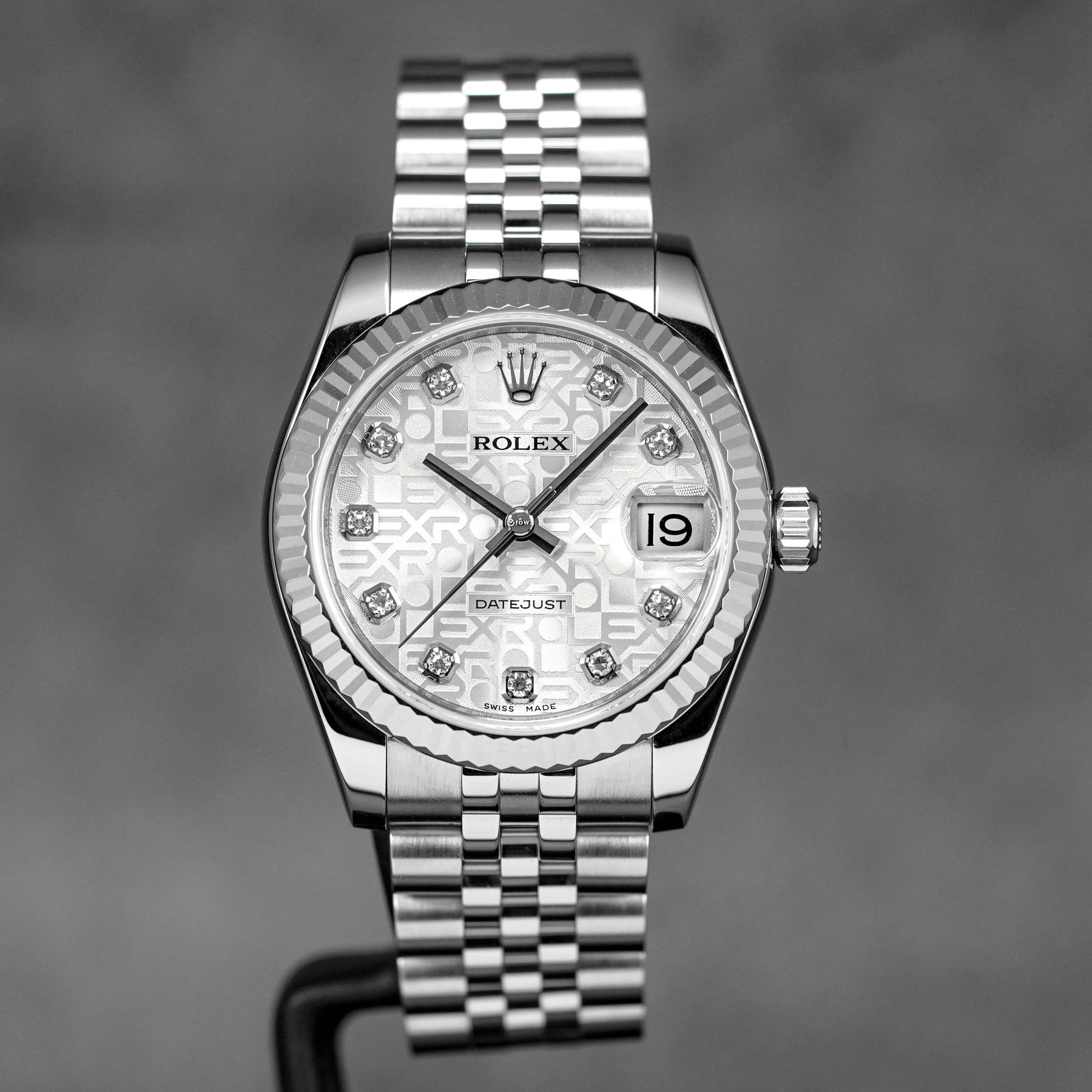 Datejust Silver Diamond Indonesia