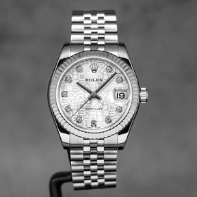 Datejust Silver Diamond Indonesia