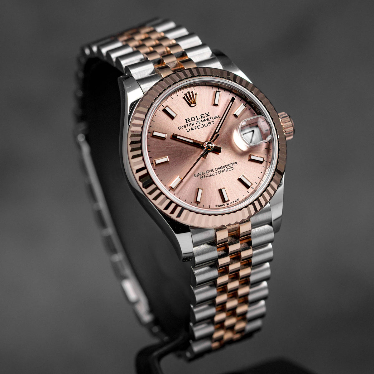 DATEJUST 31MM TWOTONE ROSEGOLD SALMON DIAL (2019)