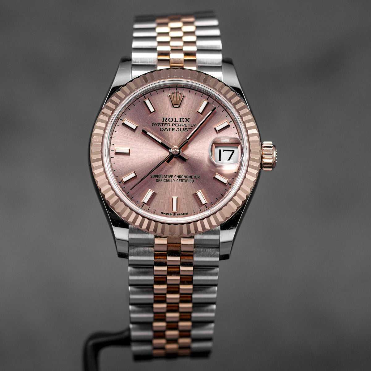 DATEJUST 31MM TWOTONE ROSEGOLD SALMON DIAL (2019)