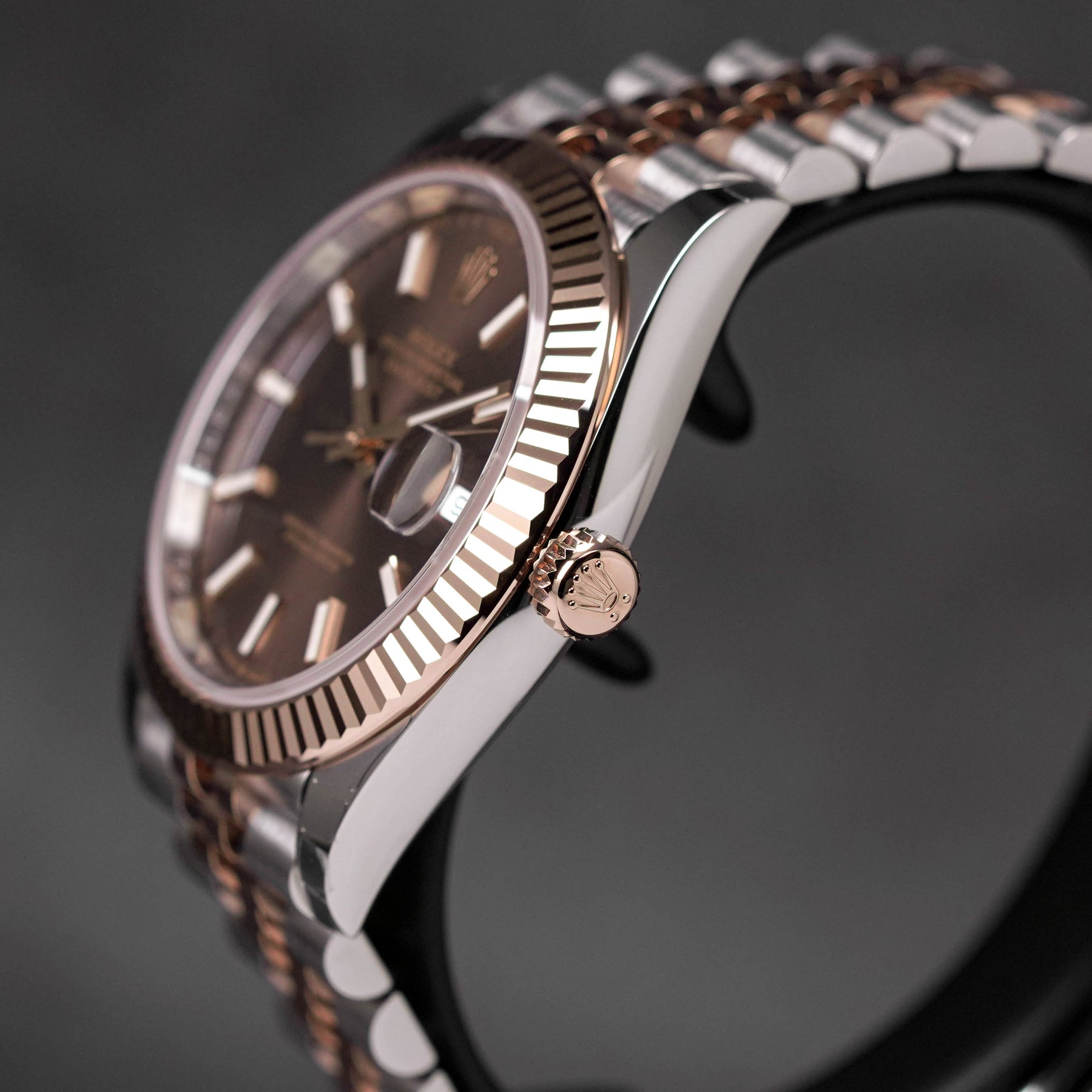 DATEJUST 41MM TWOTONE ROSEGOLD CHOCO DIAL (2023)