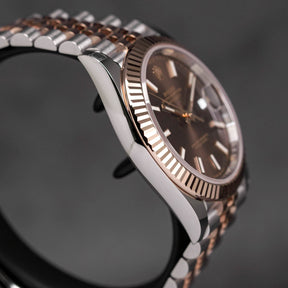 DATEJUST 41MM TWOTONE ROSEGOLD CHOCO DIAL (2023)