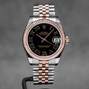 Datejust 31 Black Roman