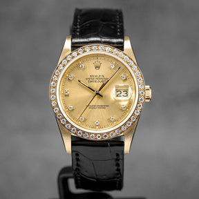 Datejust 36 Yellowgold Champagne