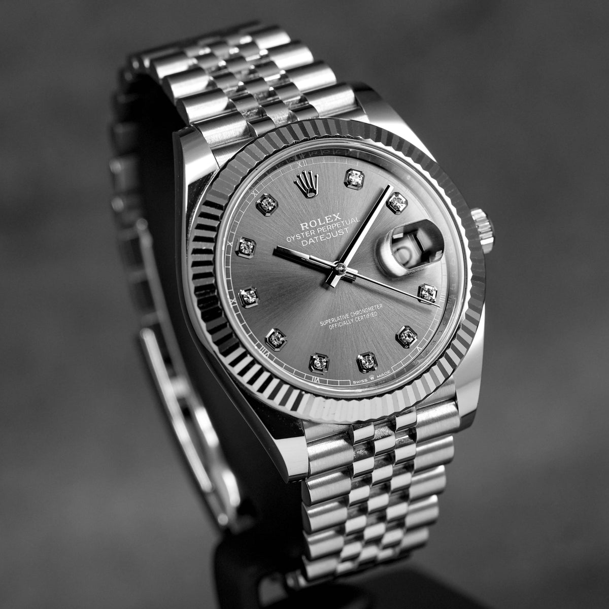 Datejust 41 Rhodium Diamond Indonesia