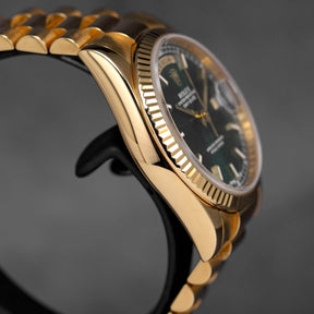 Daydate Yellowgold Green Dial