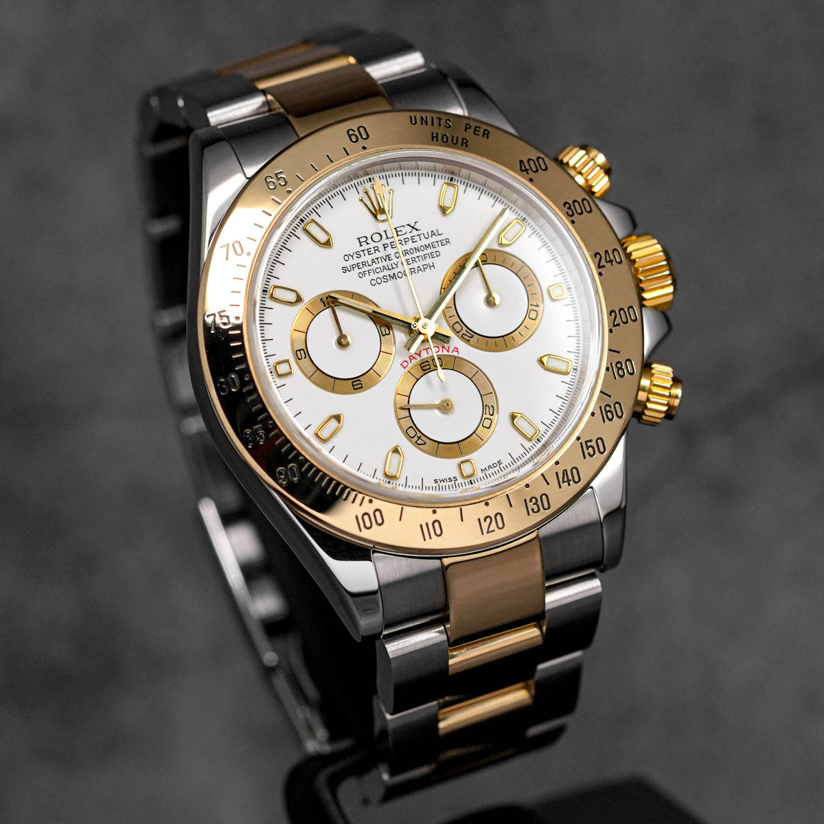 DAYTONA TWOTONE YELLOWGOLD WHITE DIAL 'K-SERIES' (WATCH ONLY)