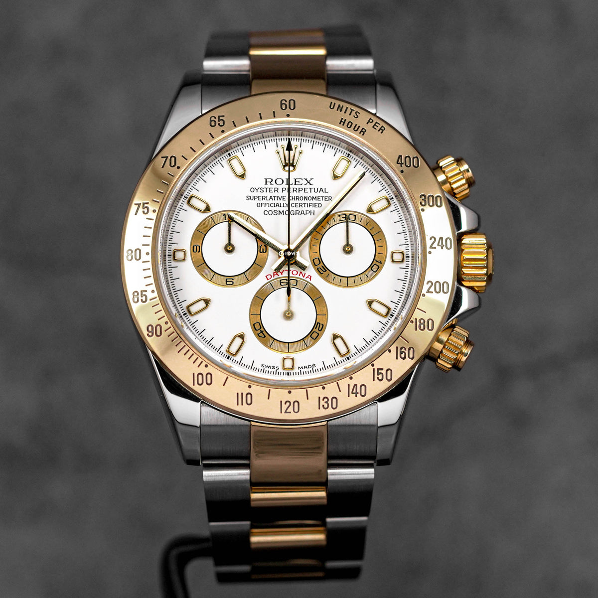 DAYTONA TWOTONE YELLOWGOLD WHITE DIAL 'K-SERIES' (WATCH ONLY)