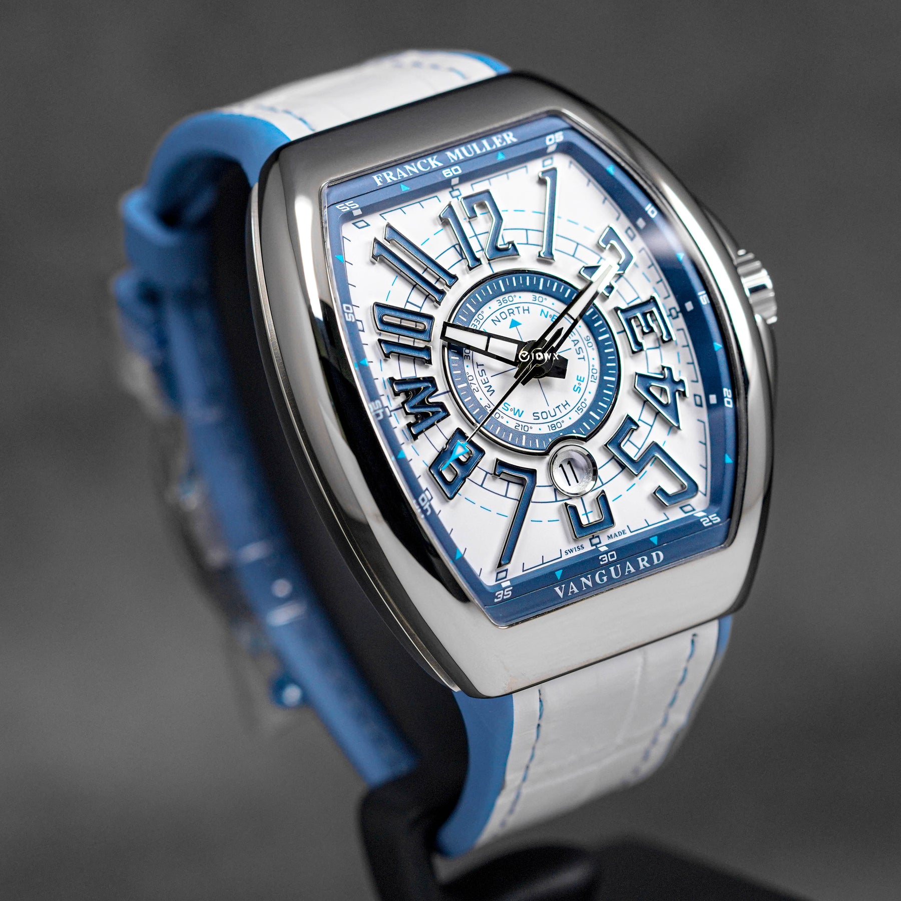 FRANCK MULLER VANGUARD V45 MARINER WHITE DIAL 2023 OMNILUXE