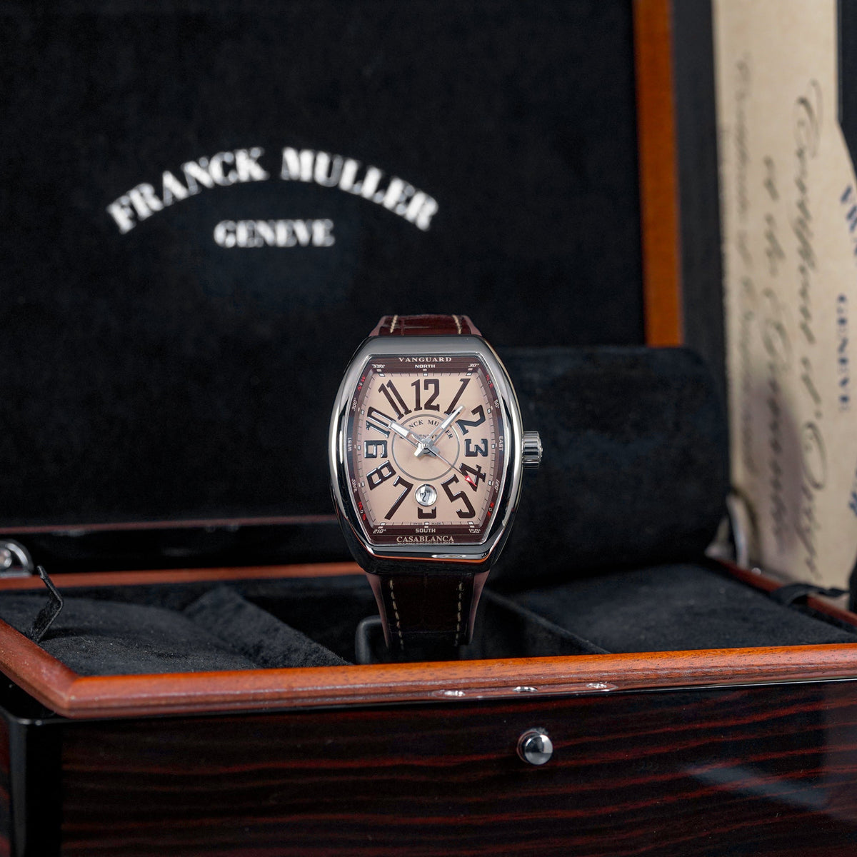 VANGUARD V43 CASABLANCA KHAKI BROWN DIAL (2022)