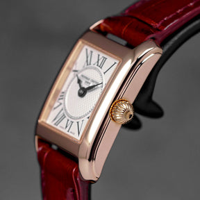 CLASSICS CAREE ROSEGOLD-PLATED STEEL WHITE DIAL LEATHER STRAP (2025)