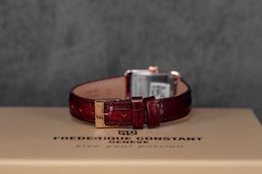 CLASSICS CAREE ROSEGOLD-PLATED STEEL WHITE DIAL LEATHER STRAP (2025)
